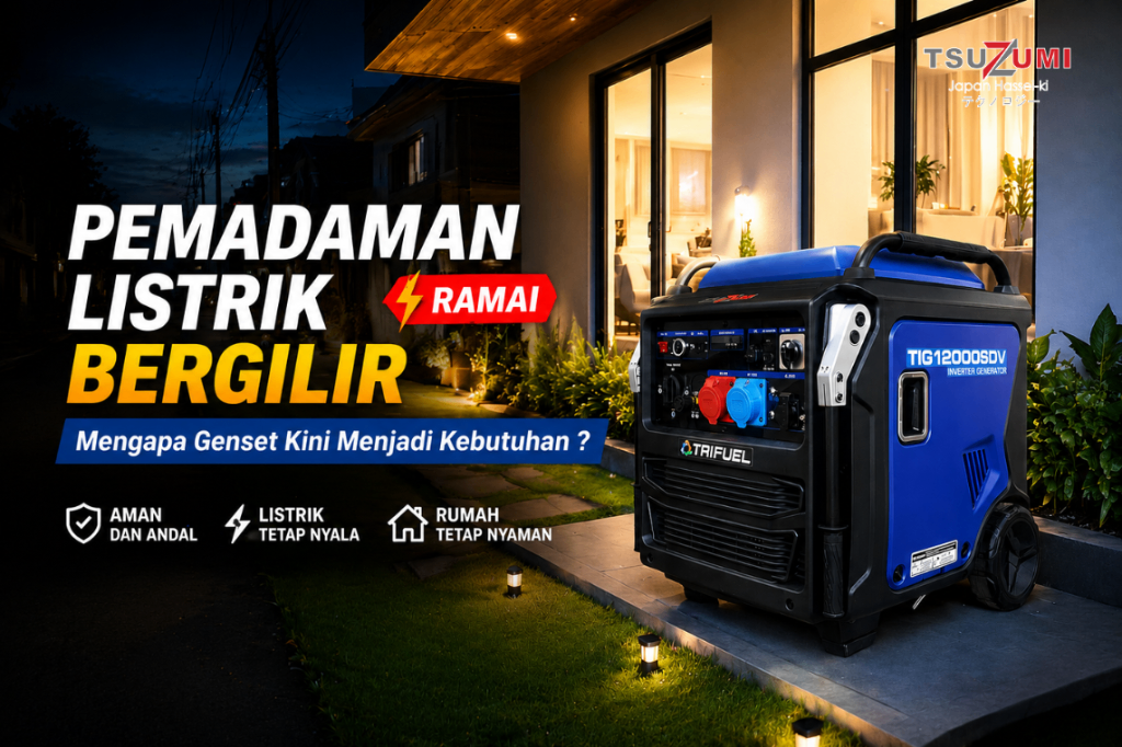 Ramai Pemadaman Listrik Bergilir, Mengapa Genset Kini Menjadi Kebutuhan ?